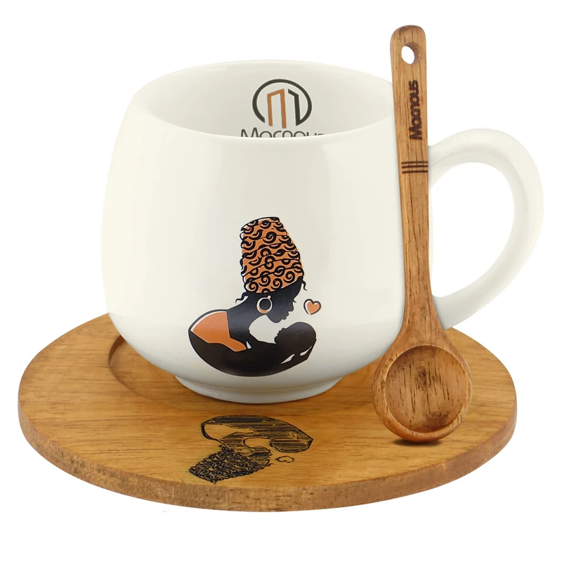 ماگ مکنوس کد 671008 به همراه زیرلیوانی