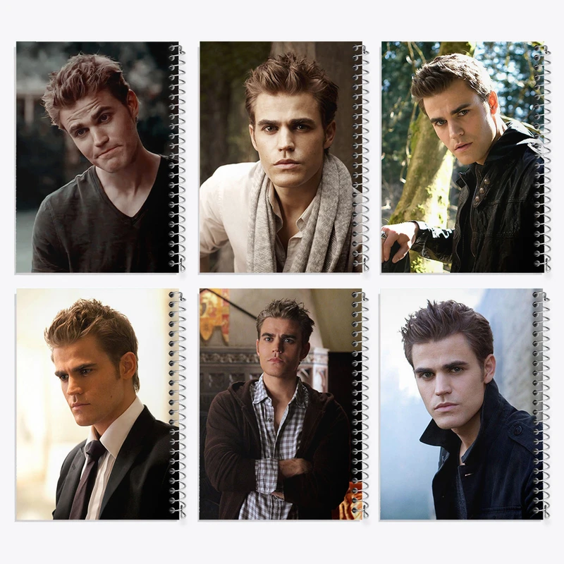 دفتر مشق 50 برگ خندالو طرح استفن سالواتوره خاطرات خون آشام کد 718 مجموعه 6 عددی