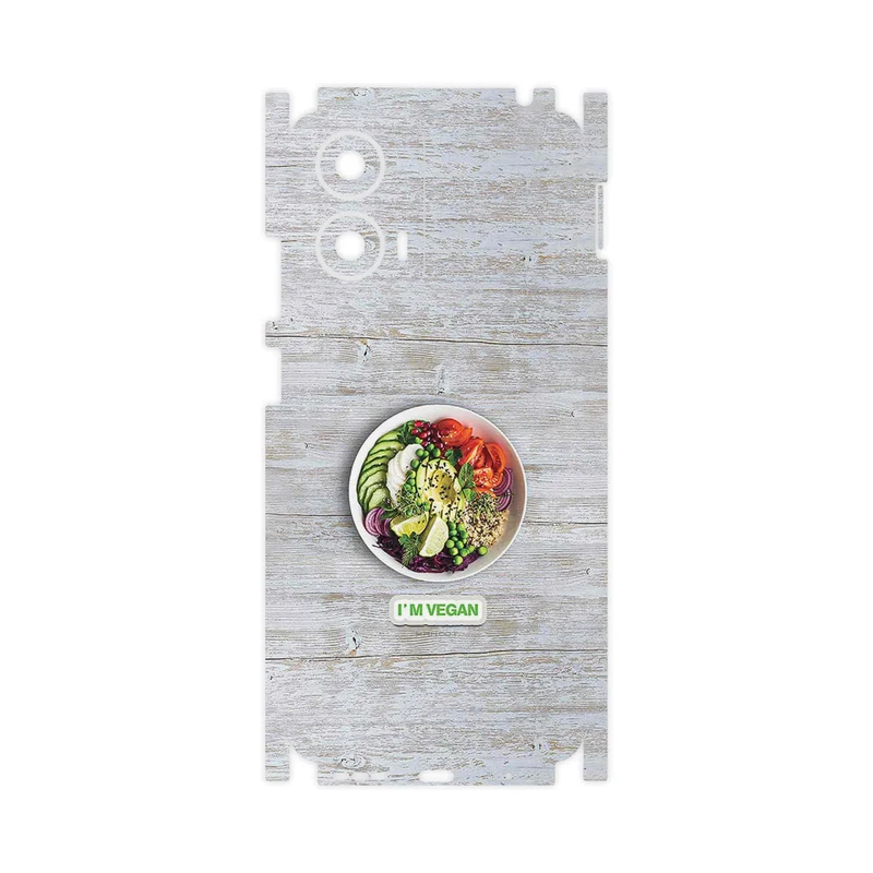 برچسب پوششی ماهوت مدل Im_vegan-FullSkin مناسب برای گوشی موبایل موتورولا Moto G24