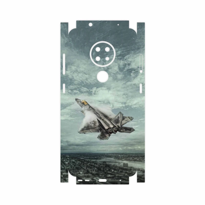 برچسب پوششی ماهوت مدل F-22 Raptor-FullSkin مناسب برای گوشی موبایل نوکیا 7.2