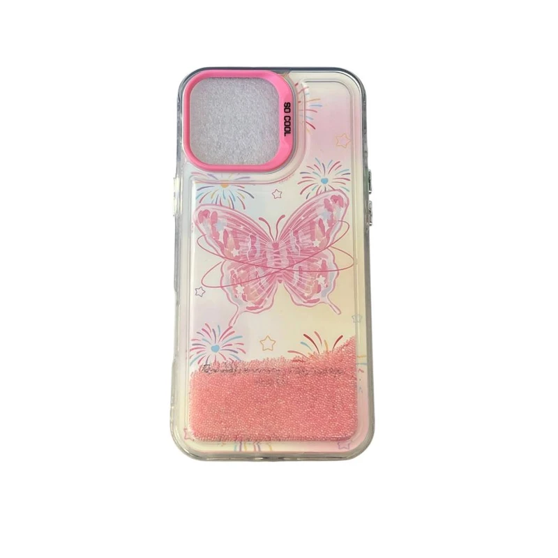 کاور مدل اکلیلی طرح پروانه کد an241 مناسب برای گوشی موبایل اپل iphone 16 promax