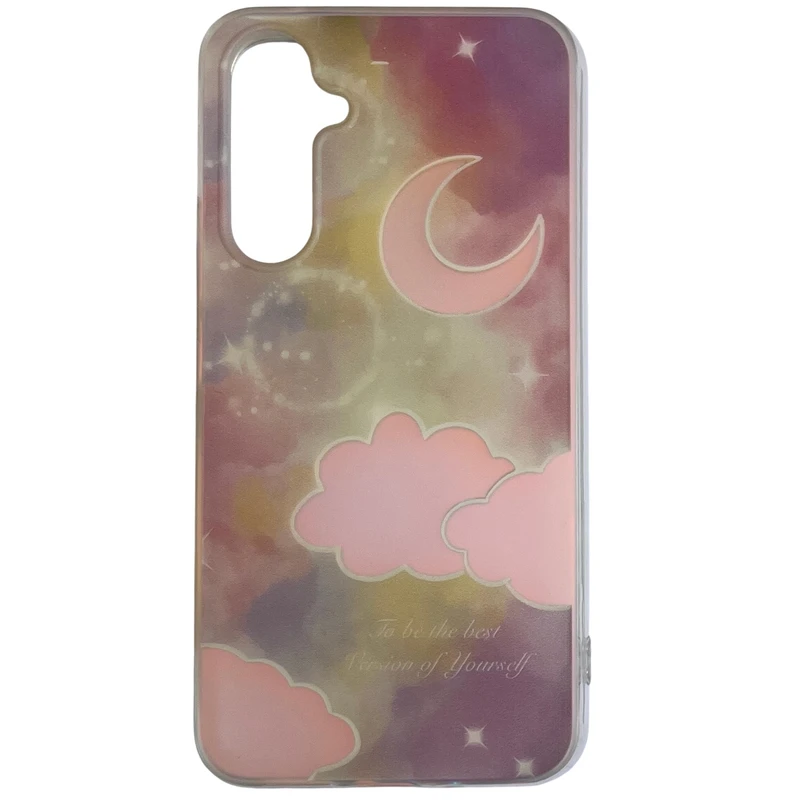 کاور مدل هولوگرامی طرح ابر و ماه کد 586 مناسب برای گوشی موبایل سامسونگ Galaxy A54