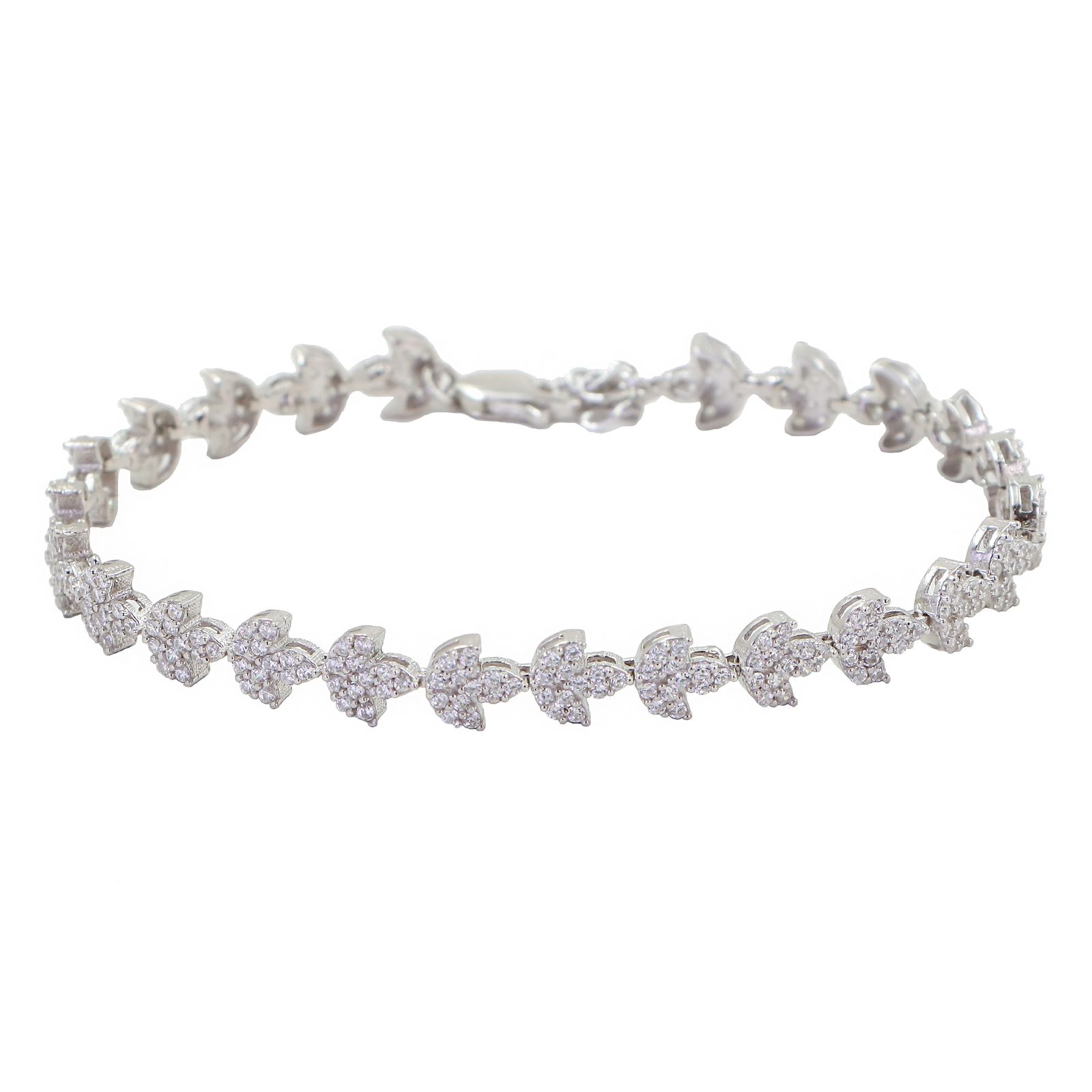 دستبند نقره زنانه جی تی ای مدل جی نایس - - 1