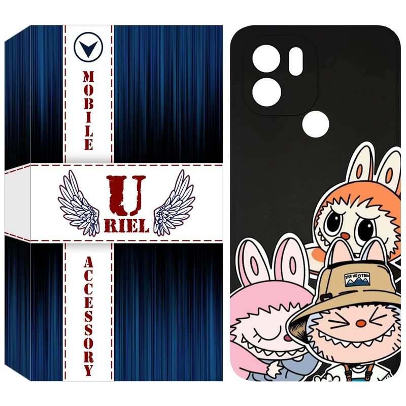 کاور یوریل مدل KSH کد 145 طرح عروسک لبوبو مناسب برای گوشی موبایل شیائومی Redmi A1 Plus / A2 Plus