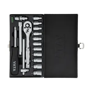Vata 2017M-02 Ratchet Wrench and Socket Set 17 PCS