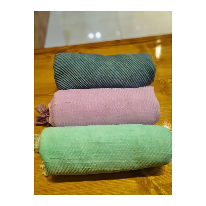 شال زنانه مدل پلیسه سنگشور