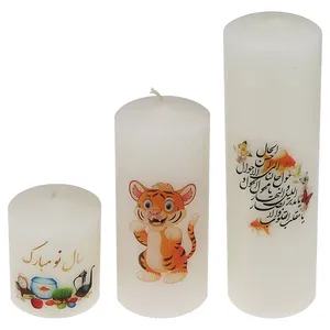 شمع مدل سال نو کد bd3 بسته 3عددی