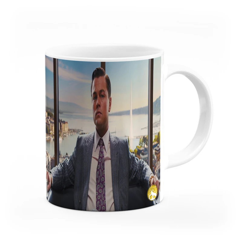 ماگ هومرو طرح انگیزشی گرگ وال استریت لئوناردو دی کاپریو مدل MG6874