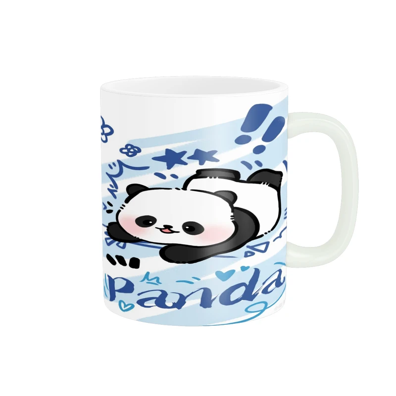 ماگ پادآفرین مدل فانتری طرح پاندا خسته و کیوت کد p9603