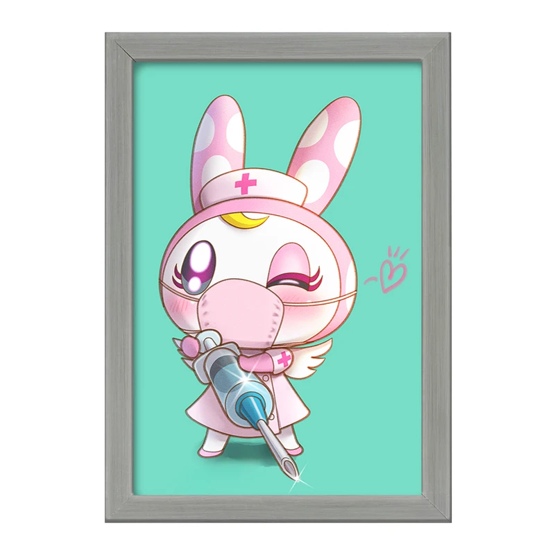 تابلو خندالو طرح بازی انیمال کراسینگ (Animal Crossing) کد 32632