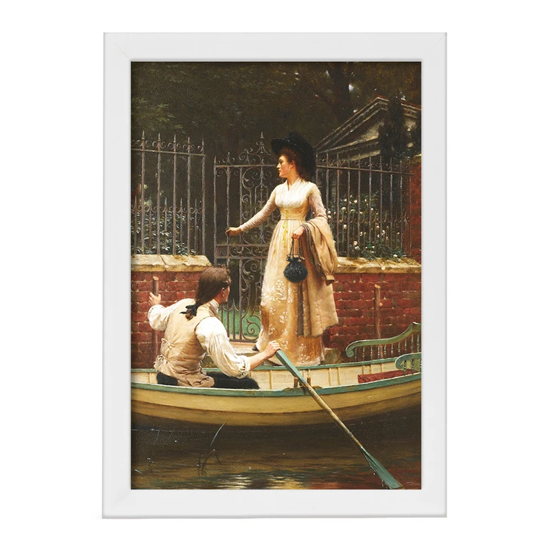 تابلو خندالو مدل نقاشی فرار اثر ادموند بلر لیتون کد F12470