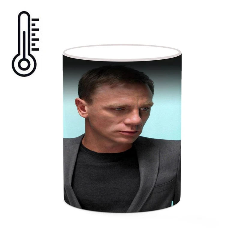 ماگ حرارتی کاکتی طرح دنیل کریگ Daniel Craig مدل mgh25751