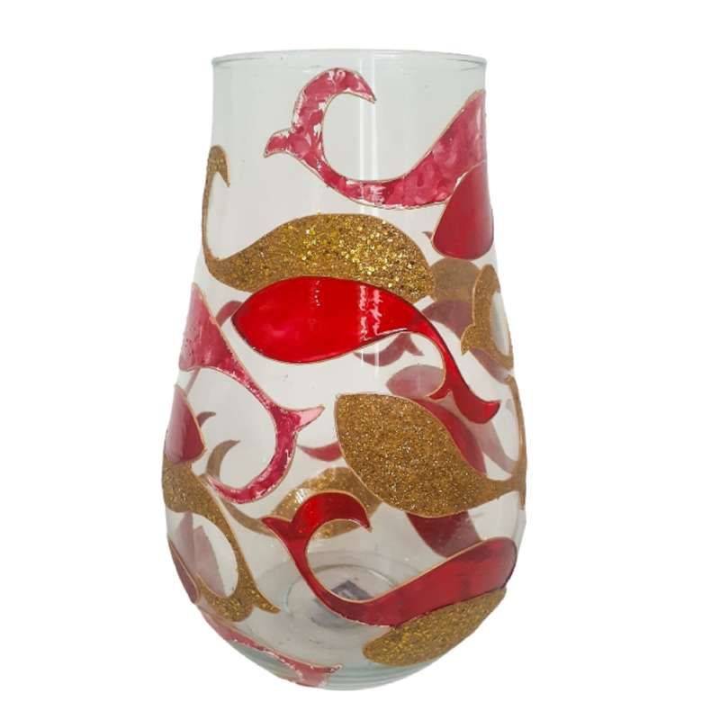 تنگ شیشه ای طرح ماهی کد111