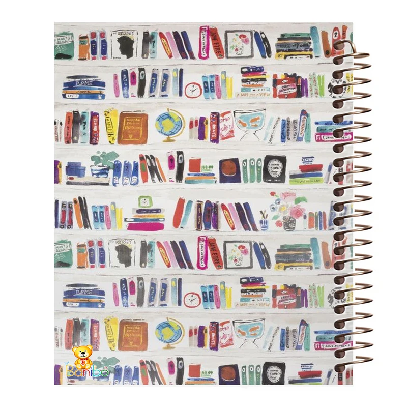 دفتر زبان 100 برگ سیمی بانیبو مدل کتابخانه کد 946
