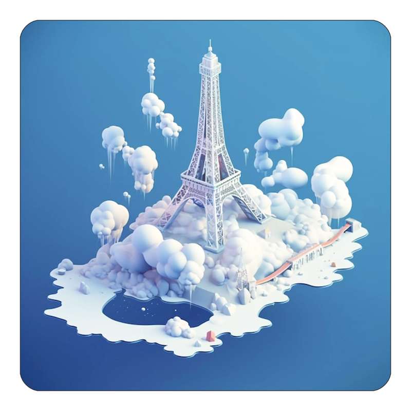 مگنت کاکتی طرح پاریس Paris مدل mp55249