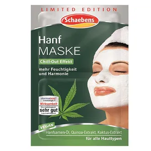 ماسک صورت شیبنس مدل hanf chillout effekt حجم 15 میلی لیتر بسته 2 عددی