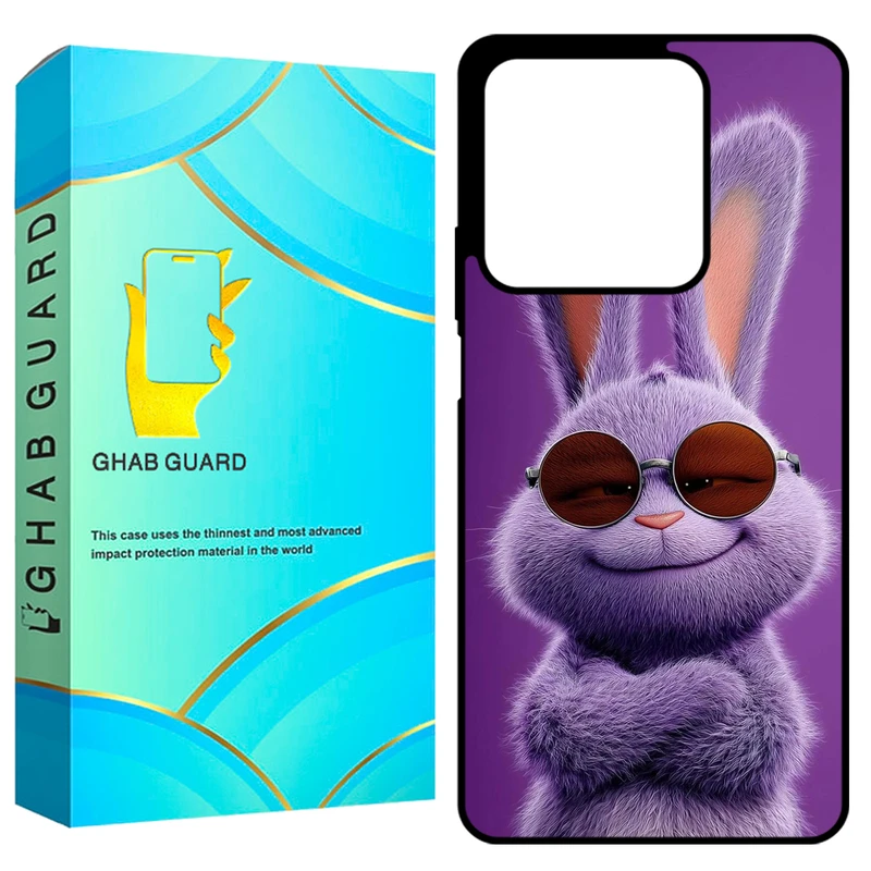 کاور قاب گارد طرح خرگوش مدل GCHPN134 مناسب برای گوشی موبایل شیائومی Redmi Note 13 4G