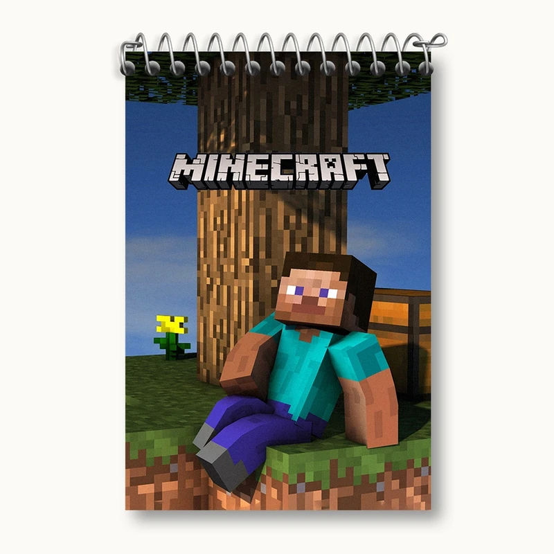 دفتر یادداشت 50 برگ خندالو مدل ماینکرافت (Minecraft) کد F2426