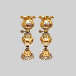  شمعدان کریستال سازان کد SH1539 بسته دو عددی
