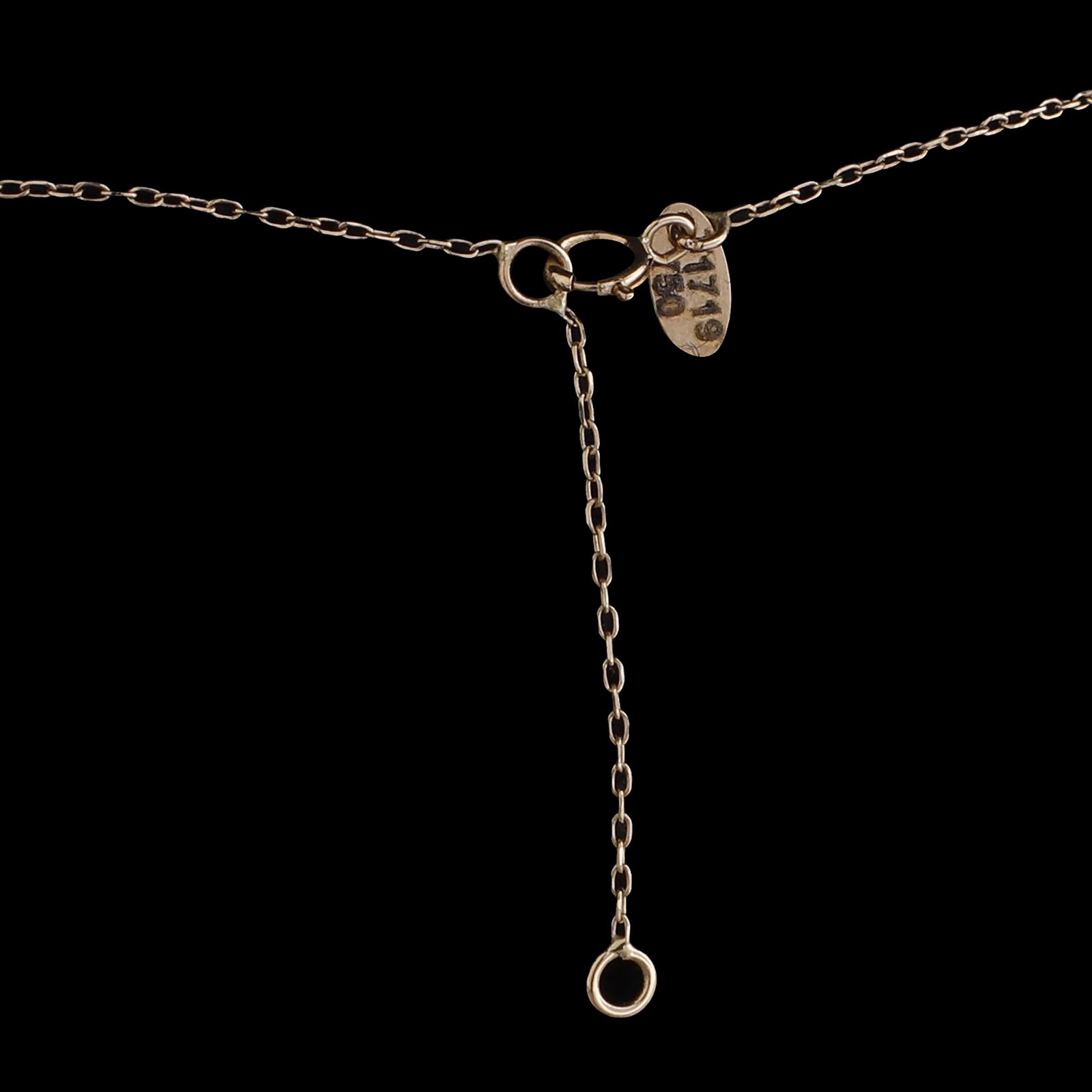 گردنبند طلا 18 عیار زنانه روبی آرت گالری مدل 21296730 -  - 2