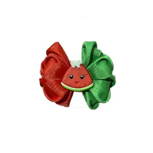 گیره مو دخترانه مدل يلدايي هندوانه اي