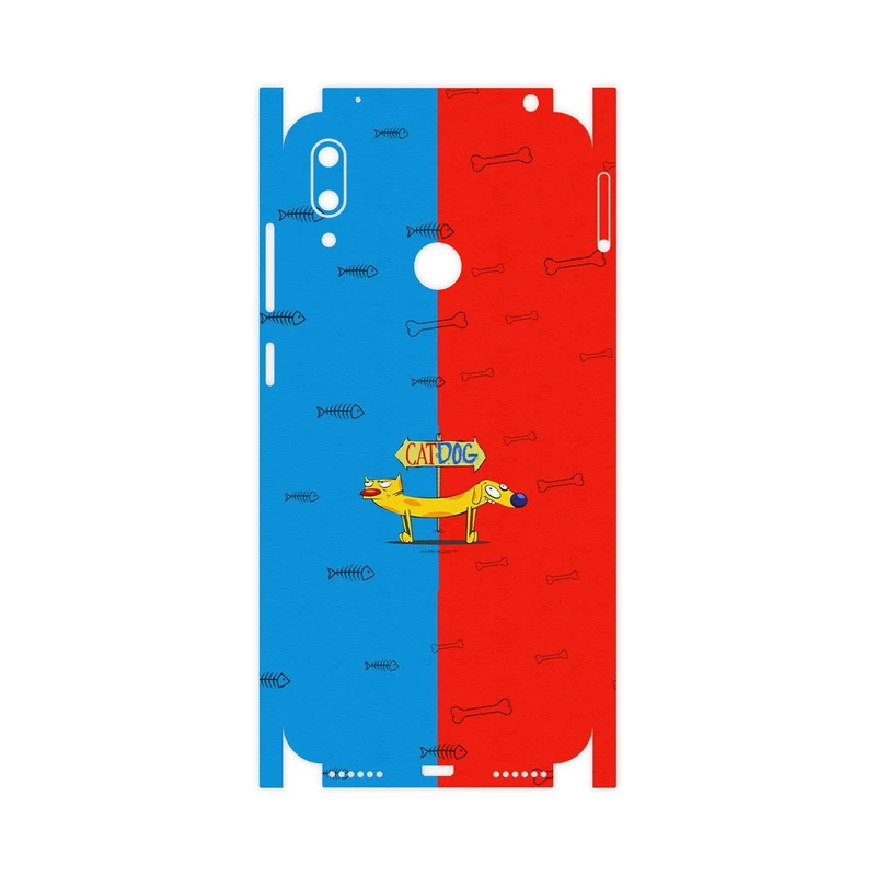 برچسب پوششی ماهوت مدل CatDog-FullSkin مناسب برای گوشی موبایل هوآوی Y7 Prime 2019