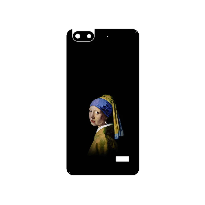 برچسب پوششی ماهوت مدل Girl with a Pearl Earring of Vermeer مناسب برای گوشی موبایل آنر 4C