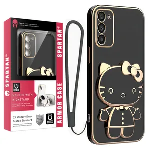 کاور اسپارتان مدل Kitty مناسب برای گوشی موبایل سامسونگ Galaxy S20 FE به همراه بند