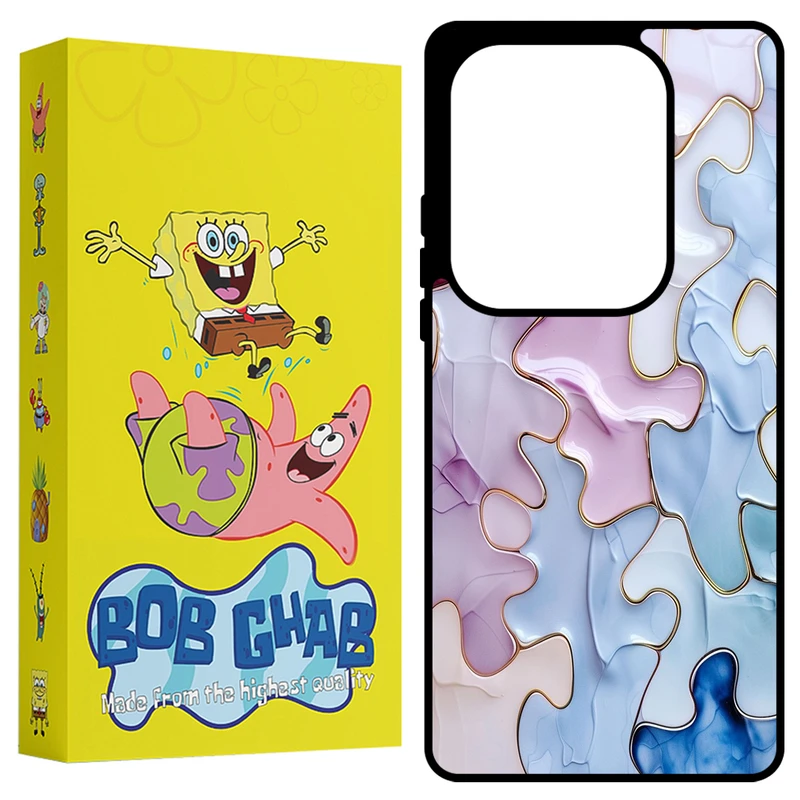 کاور باب قاب طرح پازل مدل BCPN13P مناسب برای گوشی موبایل شیائومی Redmi Note 13 Pro 4G / Poco M6 Pro 4G