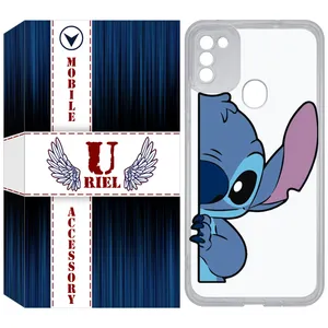 کاور یوریل مدل Clear کد 74 طرح استیچ مناسب برای گوشی موبایل سامسونگ Galaxy A11 / M11