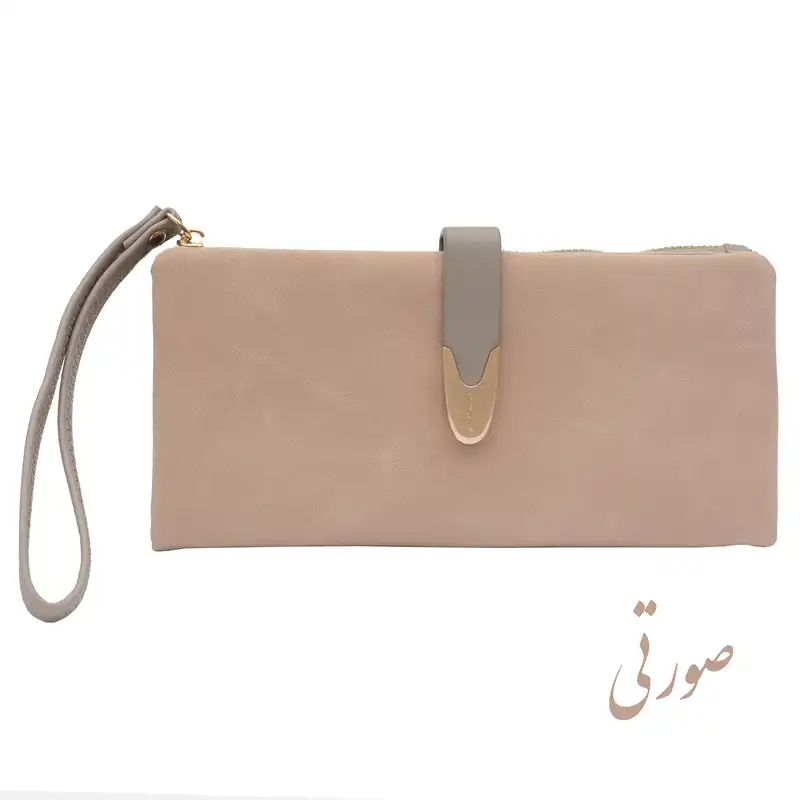 کیف پول زنانه پرتیزس مدل ساده بند دار کد 2020044