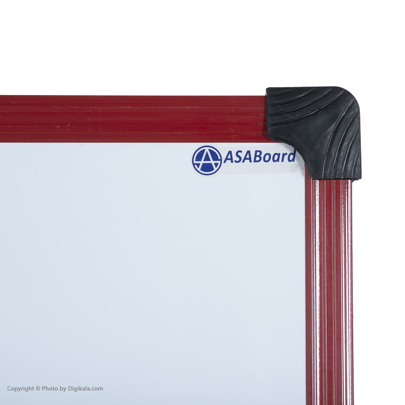 تخته وایت برد آسابرد مدل مغناطیسی سایز 80×100 سانتی متر به همراه پایه نگهدارنده