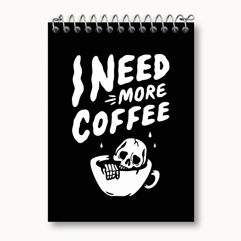 دفتر یادداشت 50 برگ خندالو مدل قهوه Coffee کد 21994