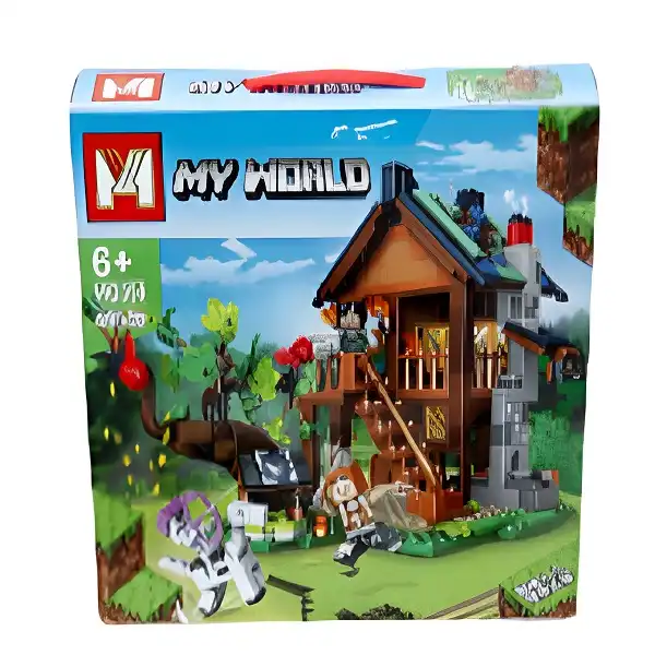 ساختنی ام مدل ماینکرفت طرح خانه جنگلی کد MG350