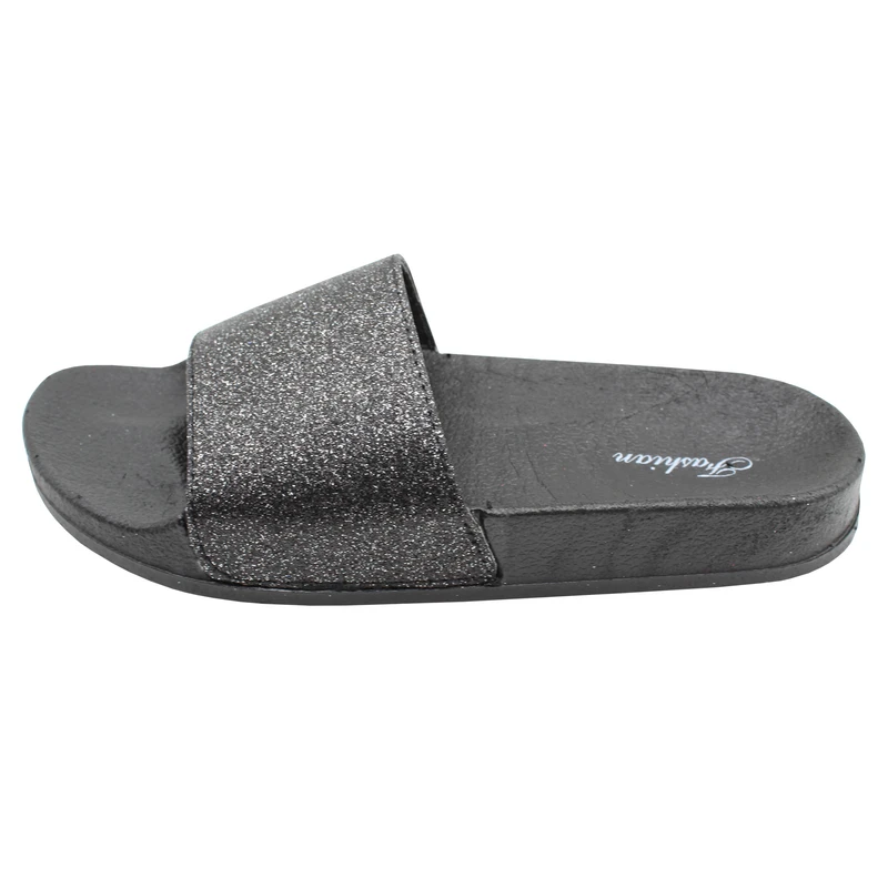 دمپایی زنانه نیکتا مدل اکلیلی کد K1-LPC 013 رنگ مشکی