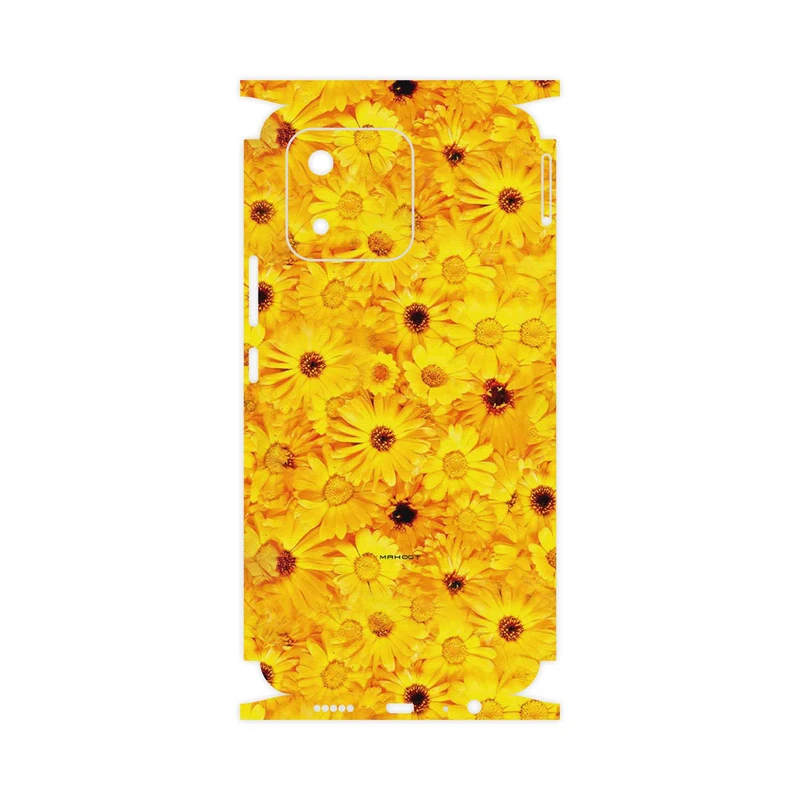 برچسب پوششی ماهوت مدل Yellow_Flower-FullSkin مناسب برای گوشی موبایل آنر X5