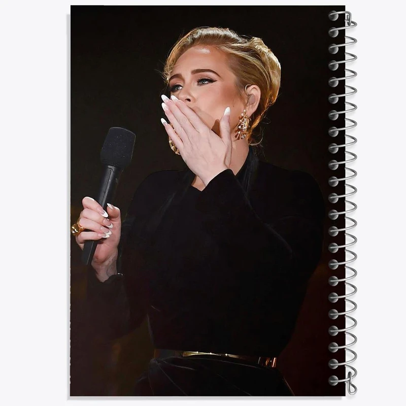 دفتر ژورنال نویسی 50 برگ خندالو مدل نقطه ای طرح ادل Adele کد 19010