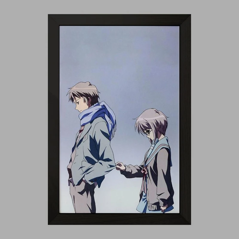 تابلو خندالو مدل کیون و یوکی انیمه ناپدید شدن هارومی سوزومیا The Disappearance of Haruhi Suzumiya  کد 23136