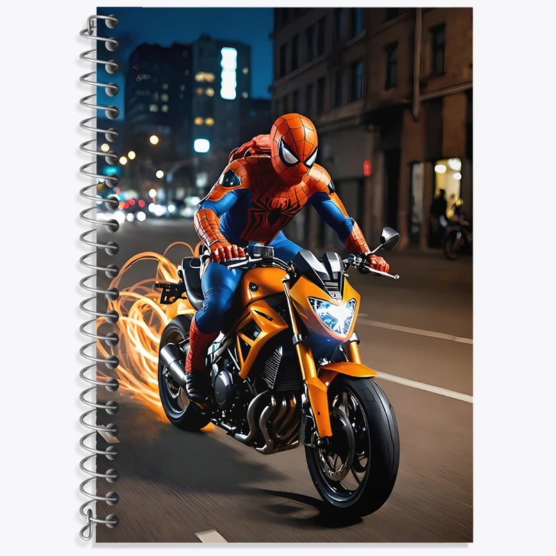 دفتر نت موسیقی 50 برگ خندالو طرح مرد عنکبوتی (Spider Man) کد N4732