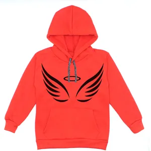 هودی دخترانه مدل بال فرشته A103 رنگ قرمز