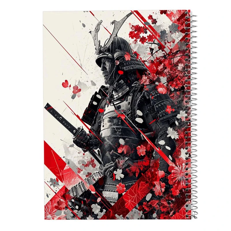 دفتر شطرنجی 50 برگ مدوپد طرح سامورایی کد DF15172