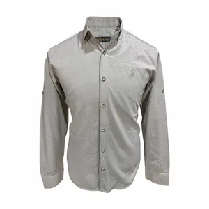 پیراهن آستین بلند مردانه مدل جودون ساده کد 24-124086