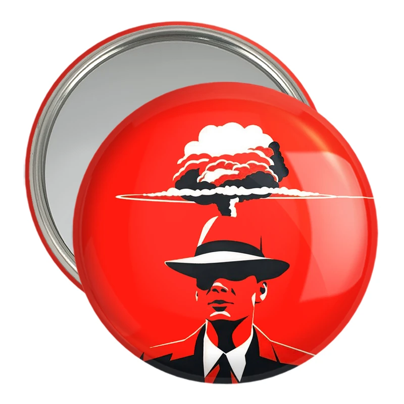 آینه جیبی خندالو مدل اوپنهایمر Oppenheimer کد 31011