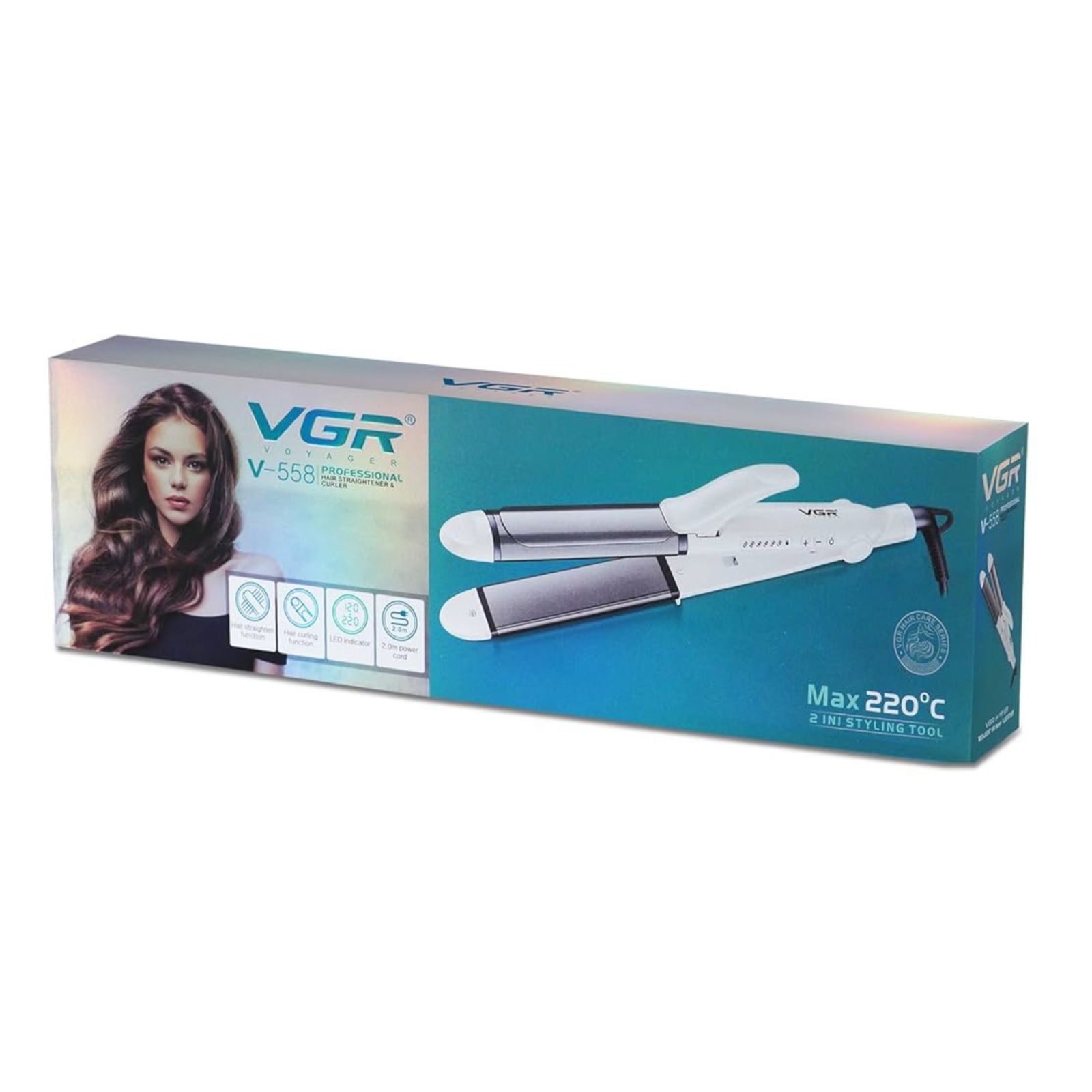 اتو و حالت دهنده ی مو وی جی ار مدل V-558 -  - 3