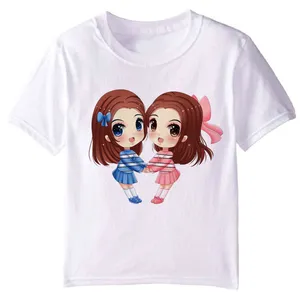 تی شرت آستین کوتاه دخترانه مدل دودوست F01