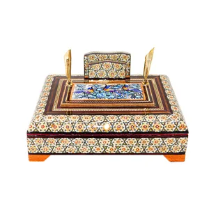 قلمدان خاتم کاری مدل دانشجویی کد Bl20p15-2f2