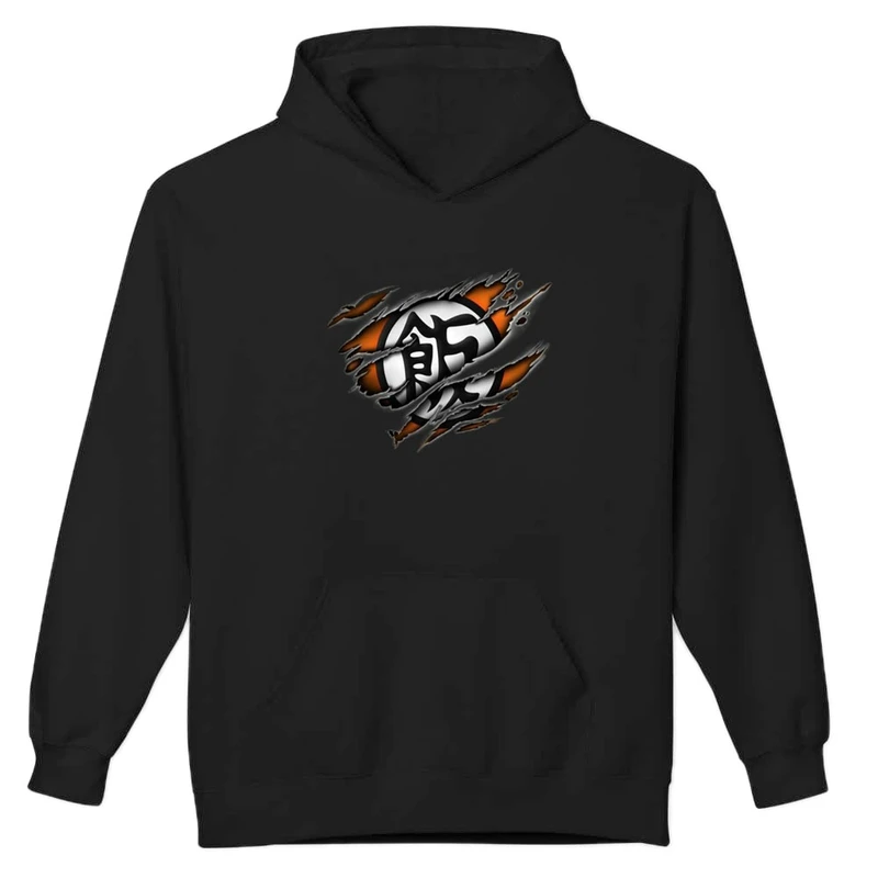 هودی مردانه پاد آفرین مدل اسپرت طرح انیمه خفن کد 0384