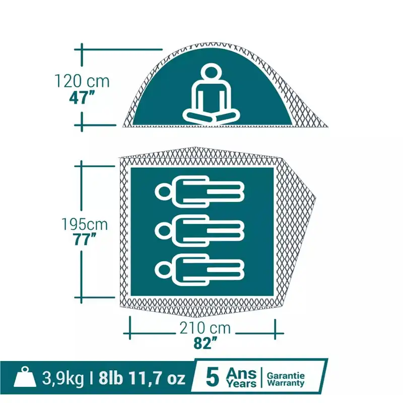 چادر اضطراری کچوا مدل FRESH MH100