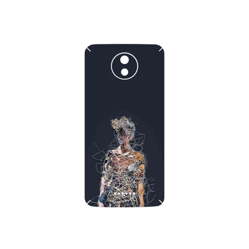 برچسب پوششی ماهوت مدل Strings Digital Art 1 مناسب برای گوشی موبایل موتورولا Moto C Plus