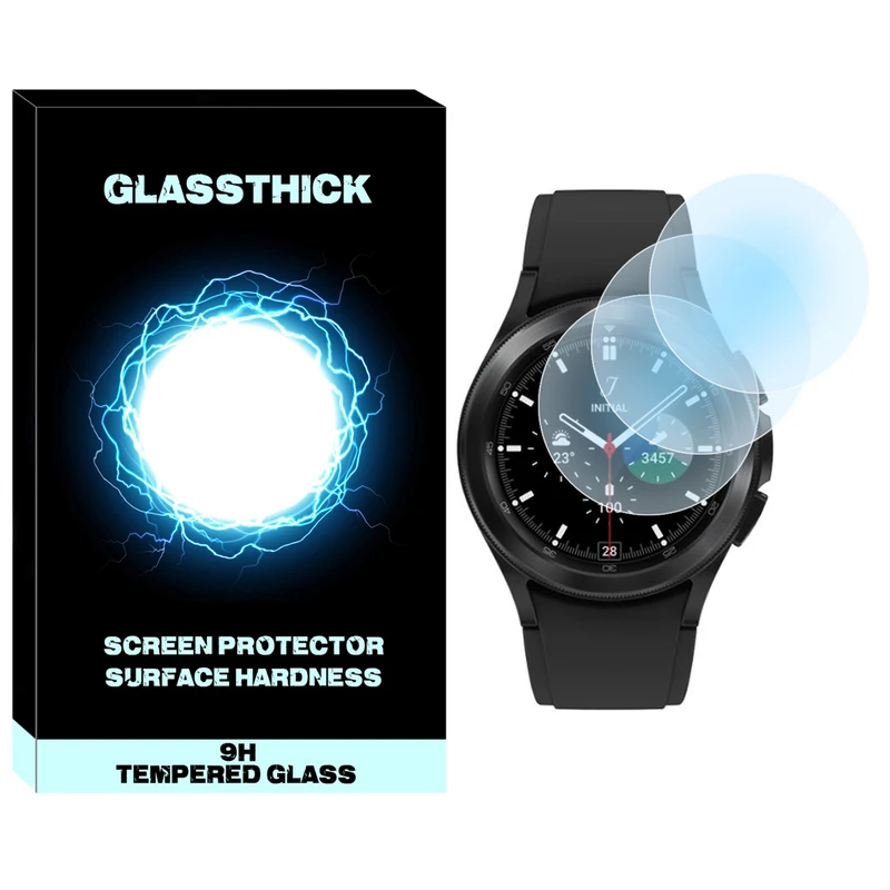 محافظ صفحه نمایش نانو گلستیگ مدل NGL مناسب برای ساعت هوشمند سامسونگ Galaxy Watch 4 Classic 42mm بسته سه عددی